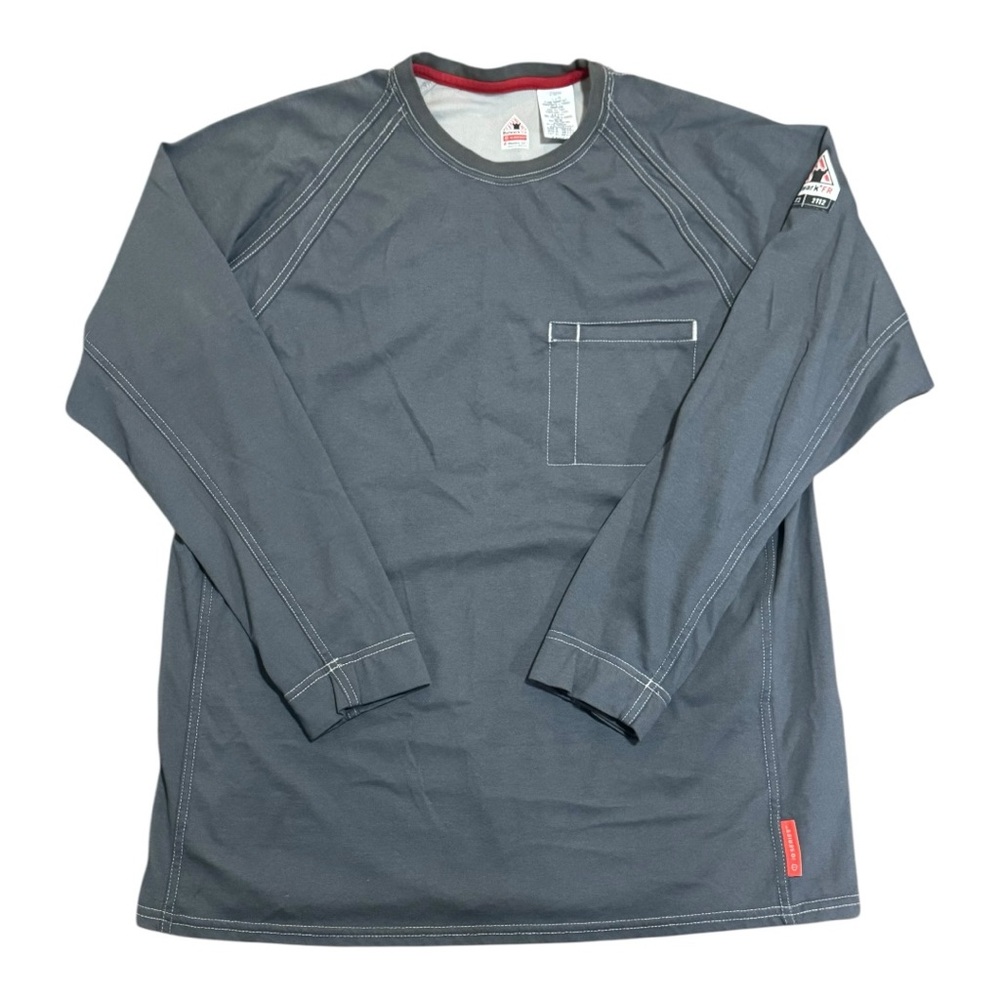 Bulwark FR Men's Dark Gray Long Sleeve Work Shirt